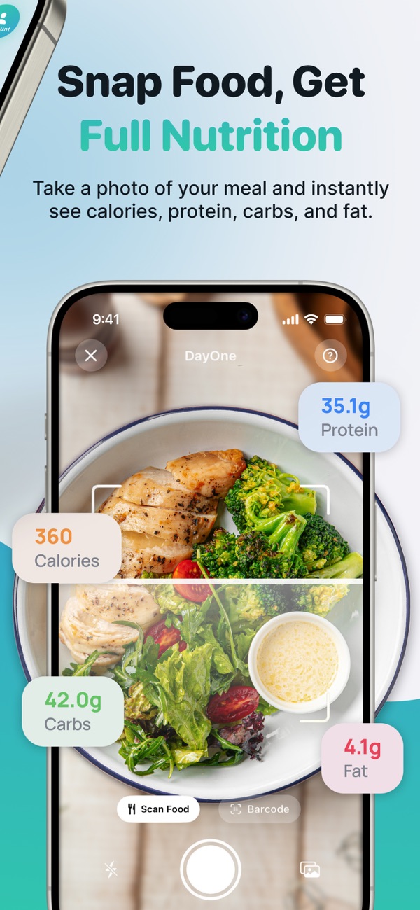 HealthyOne: snap food, get full nutrition