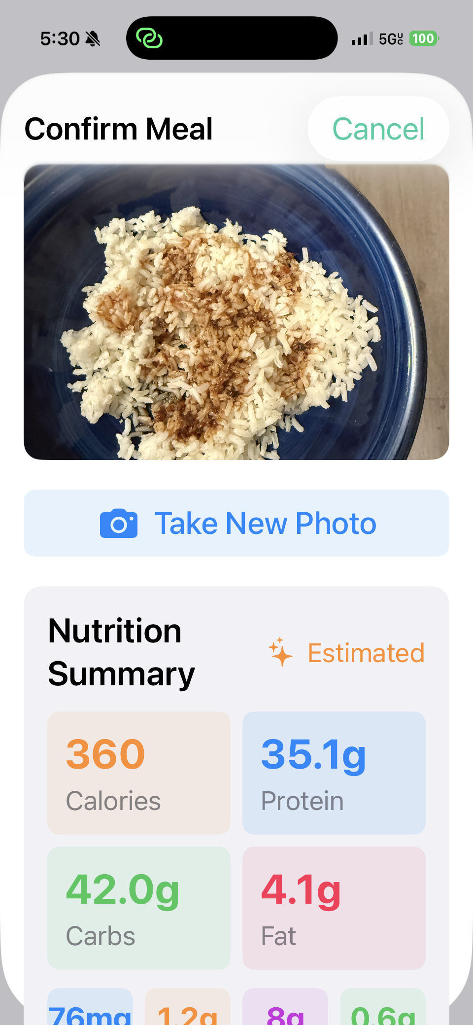 HealthyOne AI Photo Analysis